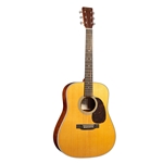 Martin DE Retro Plus Granadillo Dreadnought Retro Plus Acoustic Electric Guitar, Spruce/ Granadillo w/ Soft Shell Case
